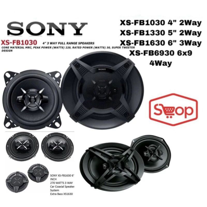 UNIVERSAL 6 INCH 3 WAY SPEAKER | Shopee Malaysia