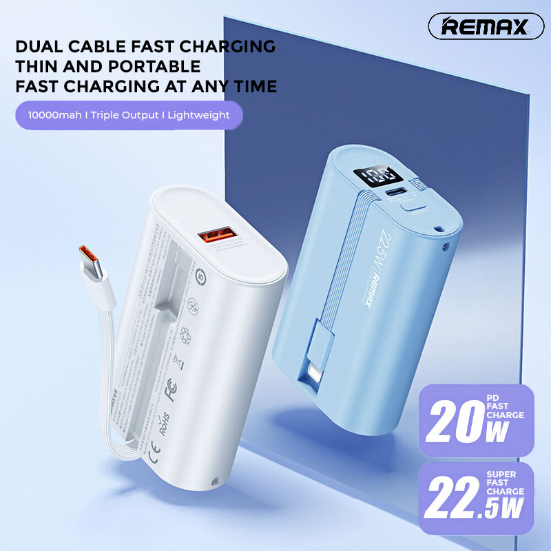 [ NEW ] REMAX RPP 572 Super Mini,Light Weight,Small Size 10000mAh Power ...