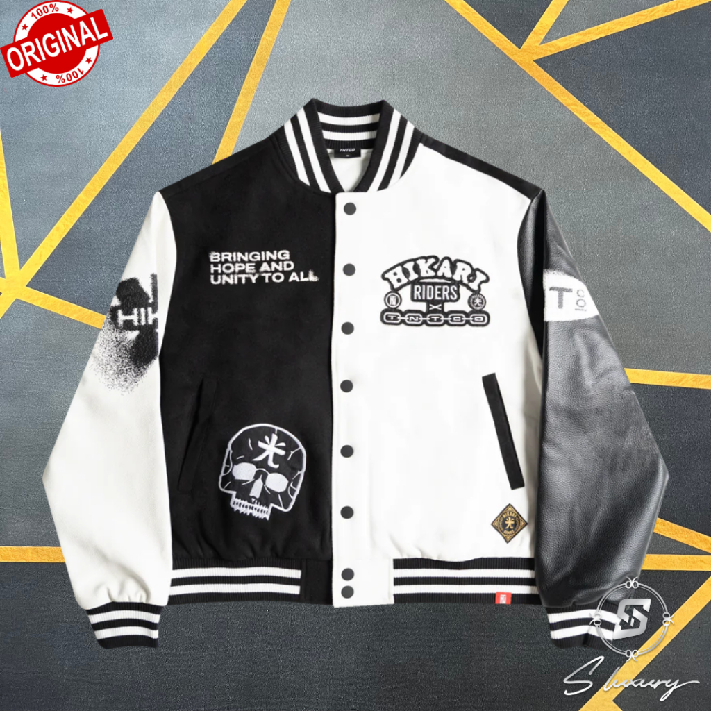 TNTCO X HIKARI RIDERS UNITY VARSITY JACKET (OVERSIZE) | Shopee Malaysia