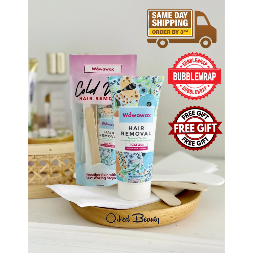 ORIGINAL WAWAWAX HAIR REMOVAL COLD WAX BEBAS BULU Shopee Malaysia