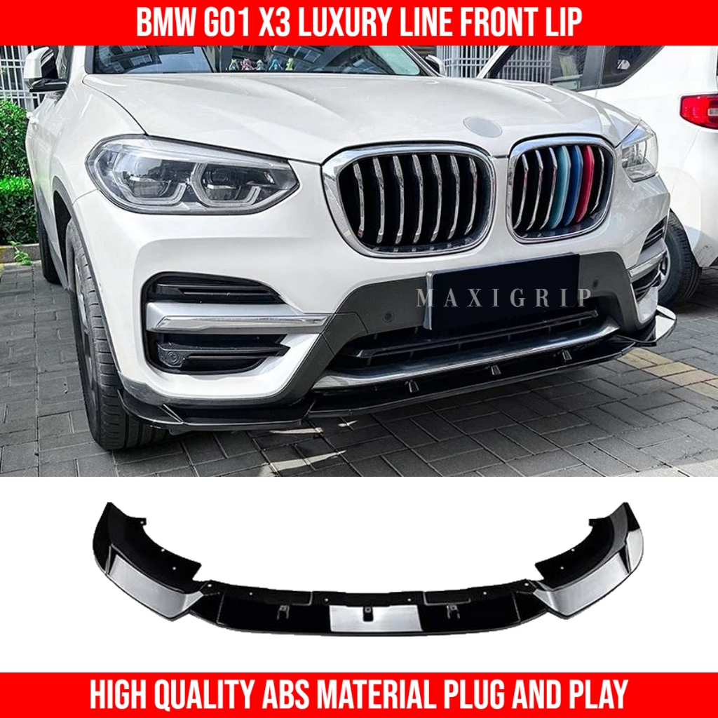 BMW G01 X3 Luxury line front lip diffuser bumper lip bmw X3 accessories