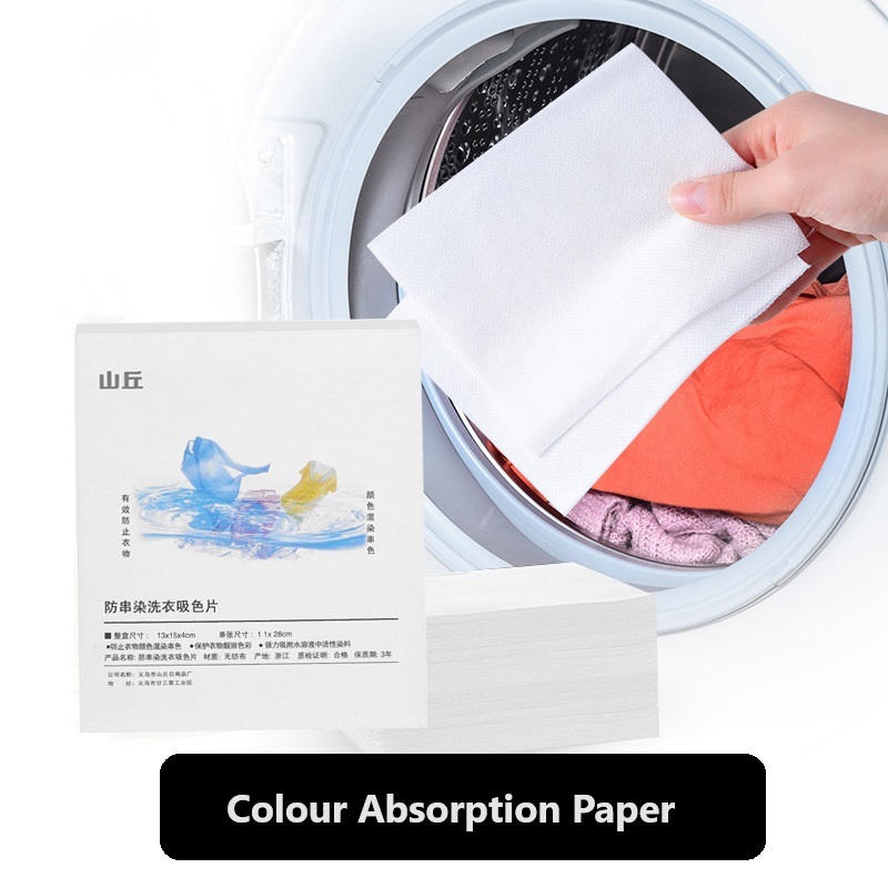 50pcs Sheets Of Anti-color Laundry Paper - Anti-dye Clothes Color