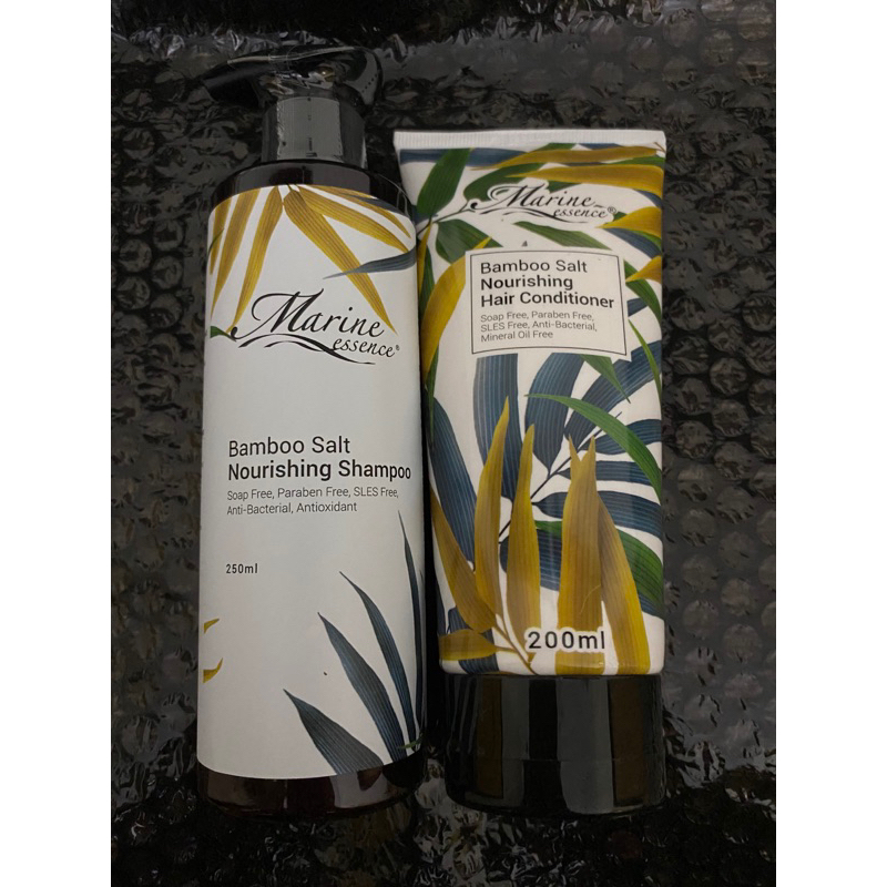 COMBO SET MARINE ESSENCE SHAMPOO & CONDITIONER NEW PACKAGING Shopee