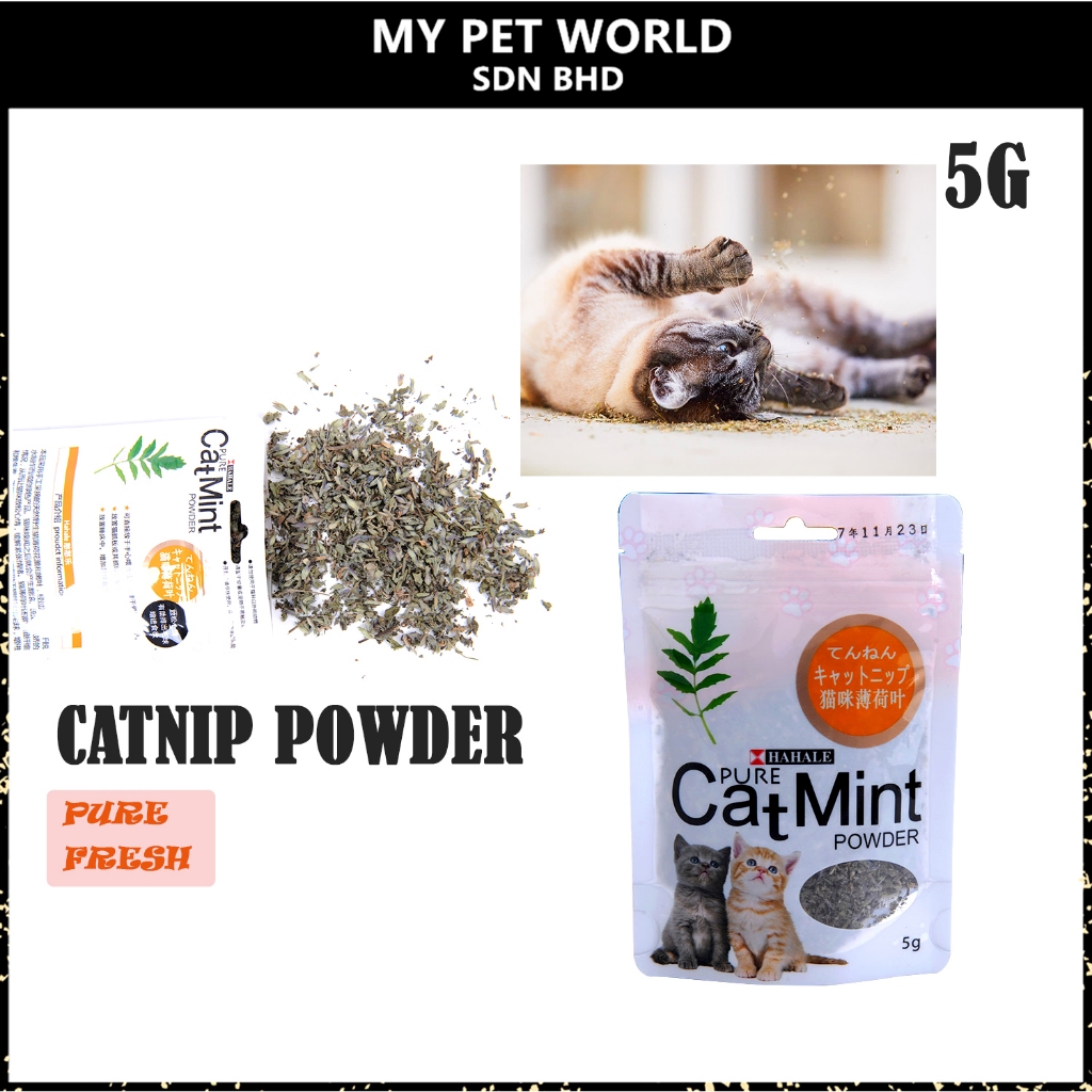 Pet World Pure Cat Mint Powder / Catnip Powder 5G Shopee Malaysia