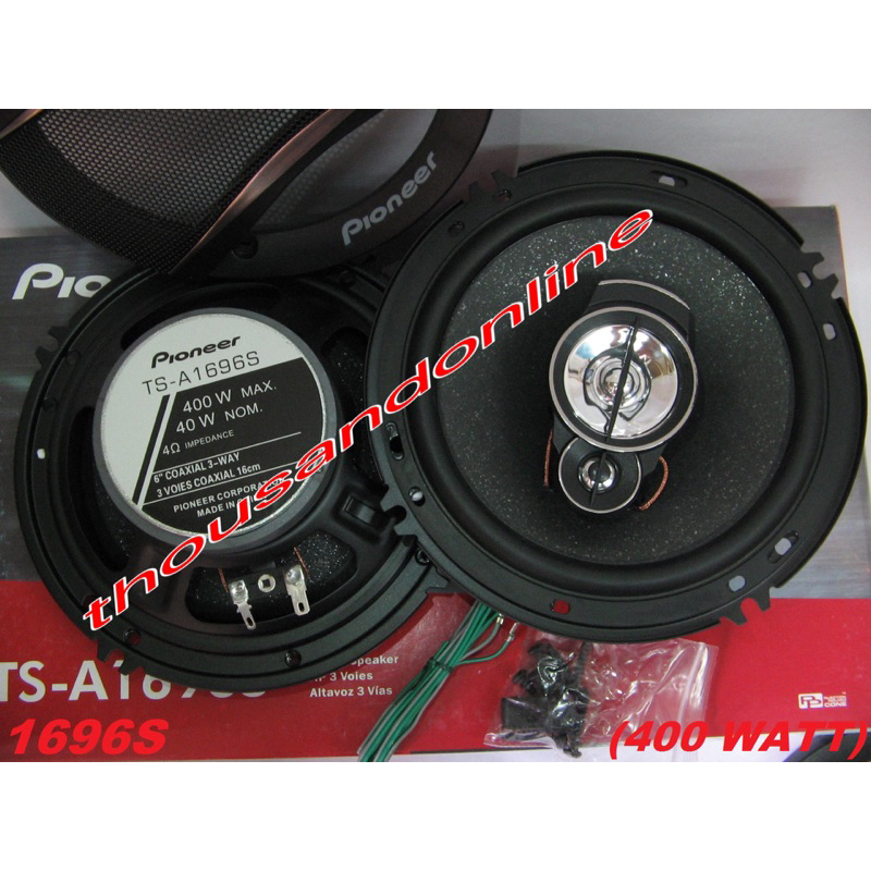 PIONEER TS-A1696S 450 WATT 6” 3-WAY COAXIAL SPEAKER | Shopee Malaysia
