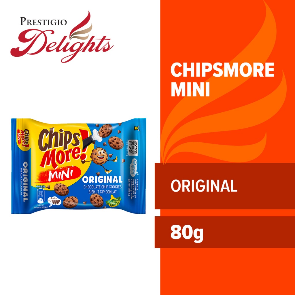 Chipsmore Mini Chocolate Chip Cookies 80g | Shopee Malaysia