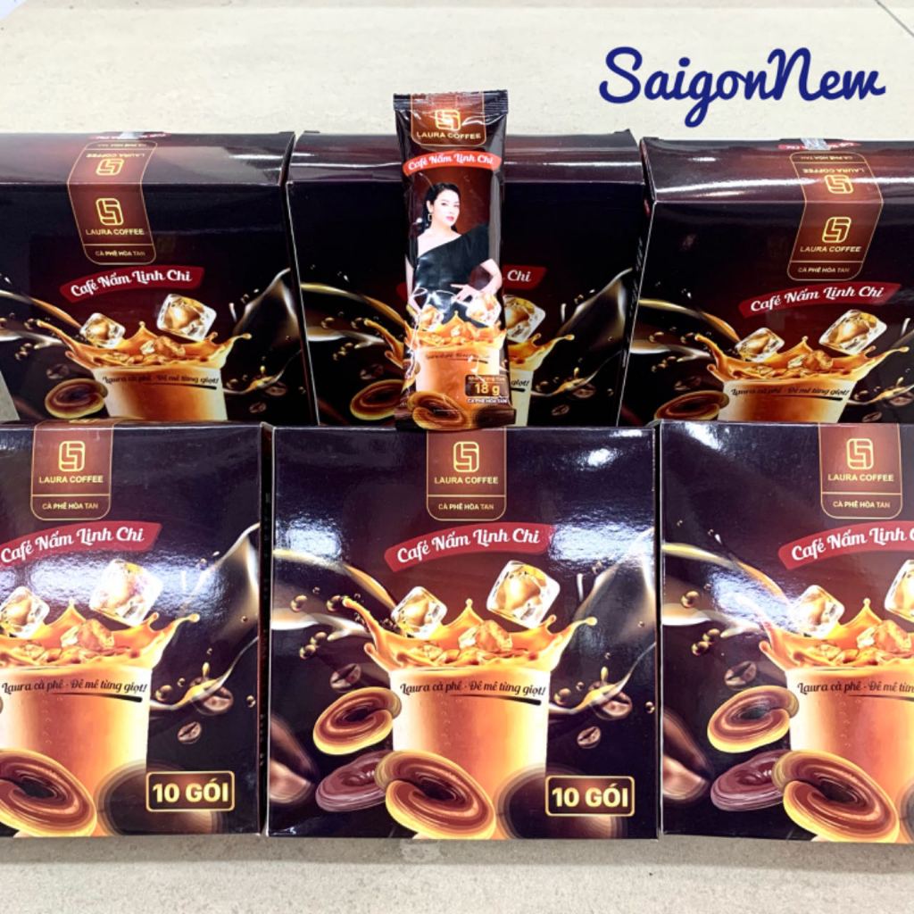 LAURA Coffee Ca Phe Hoa Tan Cafe Nam Linh Chi 180g Shopee Malaysia