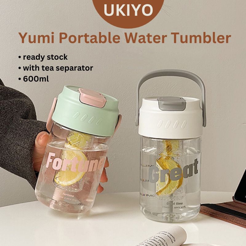 UKIYO [NEW] Yumi Portable 600ml Water Tumbler | Water Bottle | Air ...