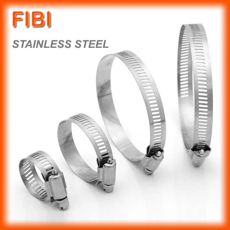 Stainless Steel Hose Clamp Tri Clamp Garden Hose Clips Adjustable Fuel ...