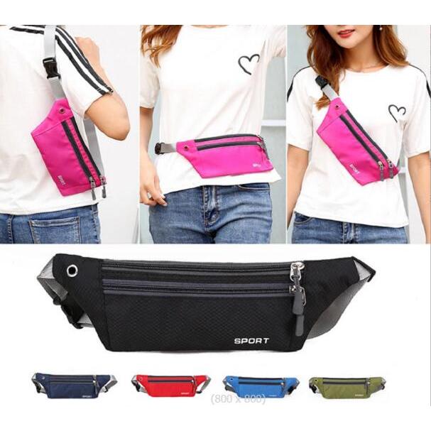 Waist Bag Waterproof Running Jogging Sports Waist Packs Belt Pouch