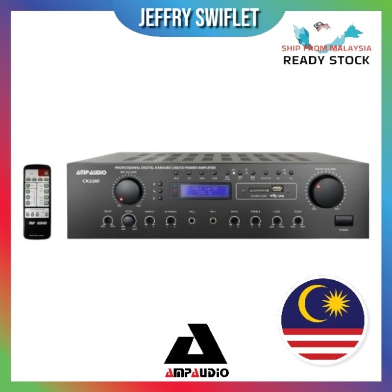 Professional Audio Systems Karaoke Amplifier Ampaudio CK22RF Bluetooth