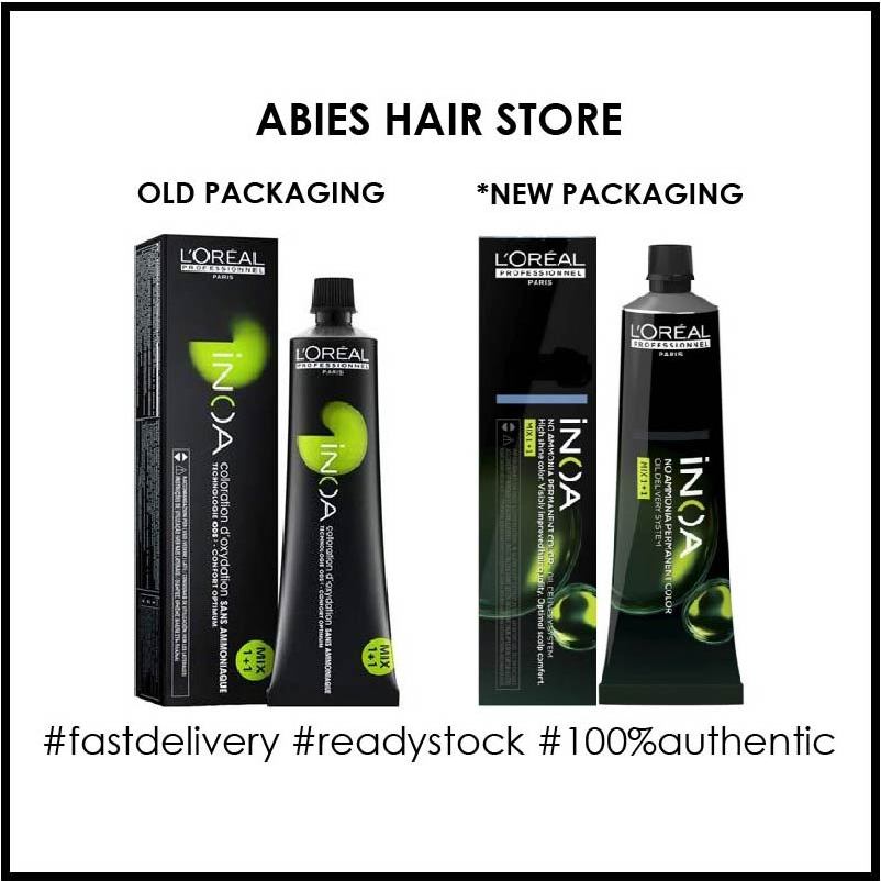 Loreal Professionel Inoa Permanent Color 60g (No Amonia) (Developer ...