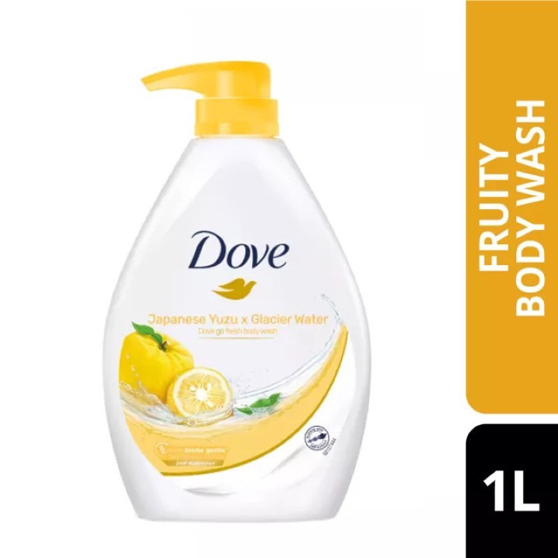 【Live】DOVE Shower Japanese Yuzu & Glacier Water body wash 1L Shopee