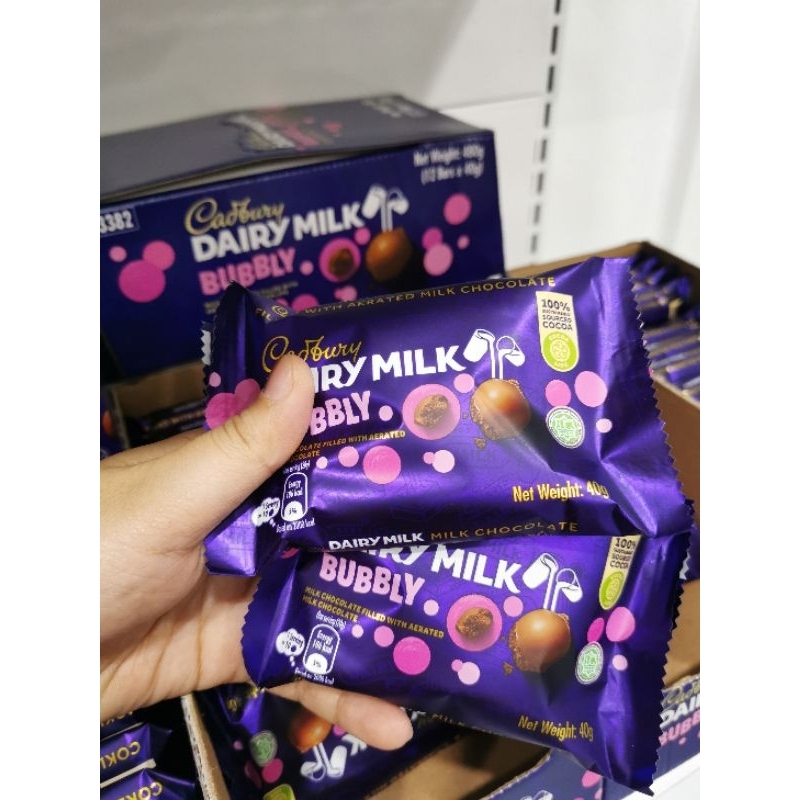 Cadbury Dairy Milk Bubbly 40g Combo 2pcs Shopee Malaysia