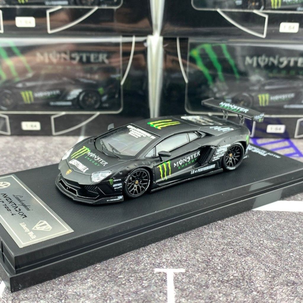Time Micro 1:64 Lamborghini Aventador lbwk THE NIGHT IS YOURS CON
