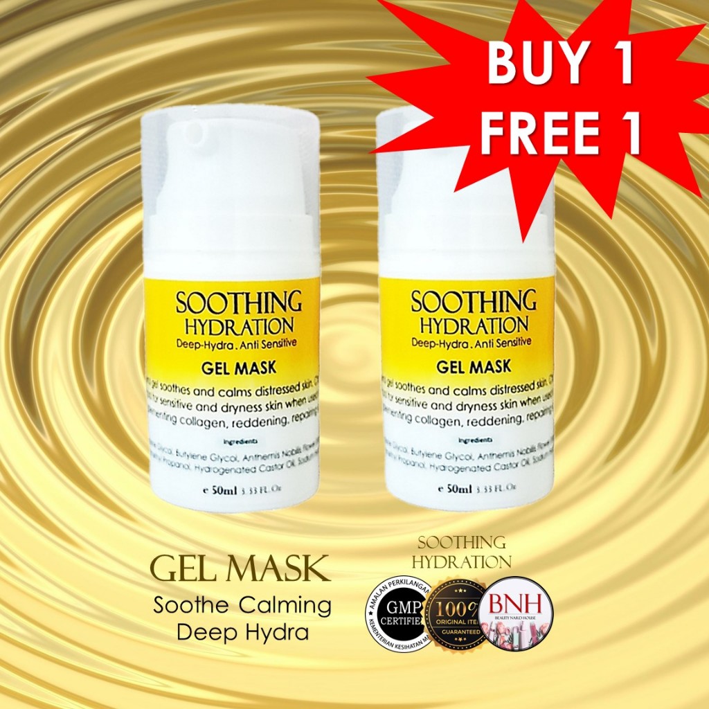 [BUY 1 FREE 1] MASK GEL 50ml (Korea) soothing hydration anti