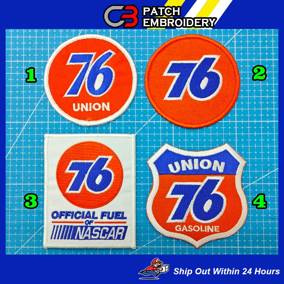UNION 76 GASOLINE 76 EMBROIDERY PATCHES SULAM / PC64 | Shopee Malaysia