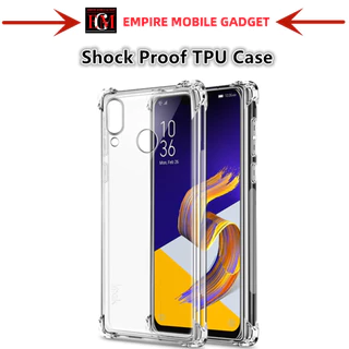 thumbnail image 2 of TPU Silicone Case + Tempered Glass Screen Protector For ASUS Zenfone 5Z ZS620KL – Clear, Ultra Slim, 360 Protection 2 of 6