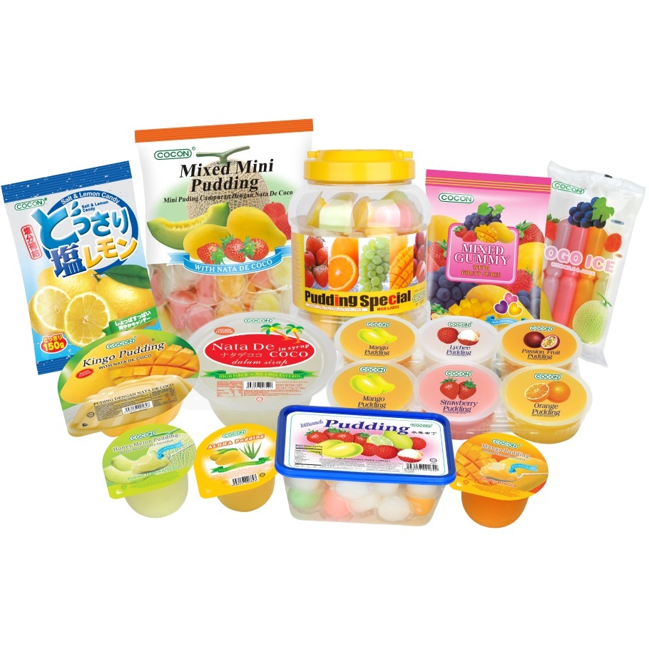 COCON NATA DE COCO MIX MINI PUDDING / JELLY / CANDY / YOGO ICE ASSORTED