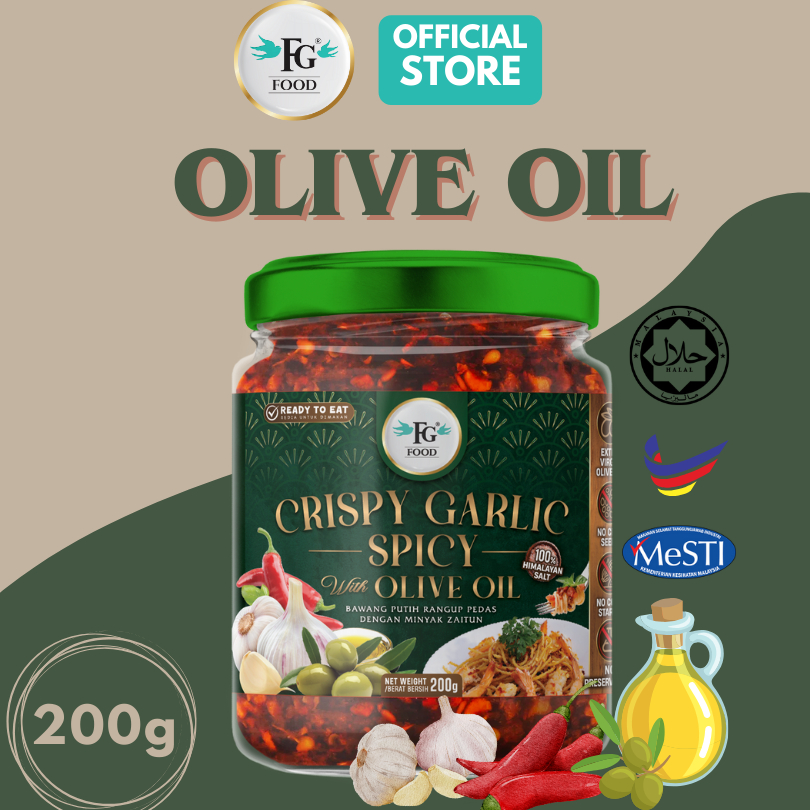 FG Food Crispy Garlic Spicy with Olive Oil - 