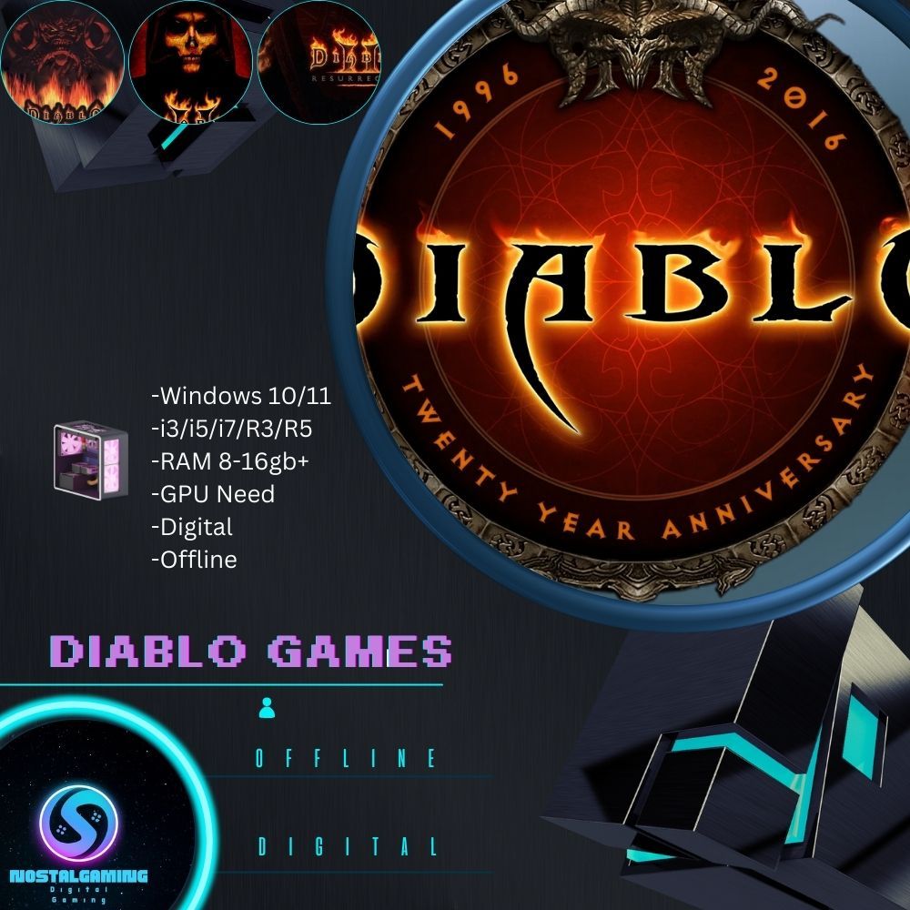 [Pc Game] [Digital] Diablo Collection Shopee Malaysia