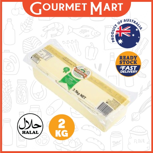 FLORIDIA MOZZARELLA CHEESE BLOCK 2.5KG ( FOR KLANG VALLEY AREA