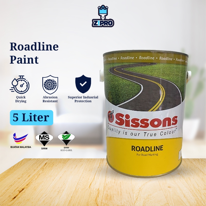 Sissons Roadline 5L (Reflective / Non Reflective) Road Paint Cat Jalan Shopee Malaysia