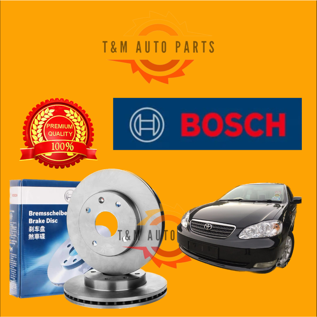 ORIGINAL BOSCH FRONT DISC ROTOR TOYOTA ALTIS 1.6 1.8 | Shopee Malaysia