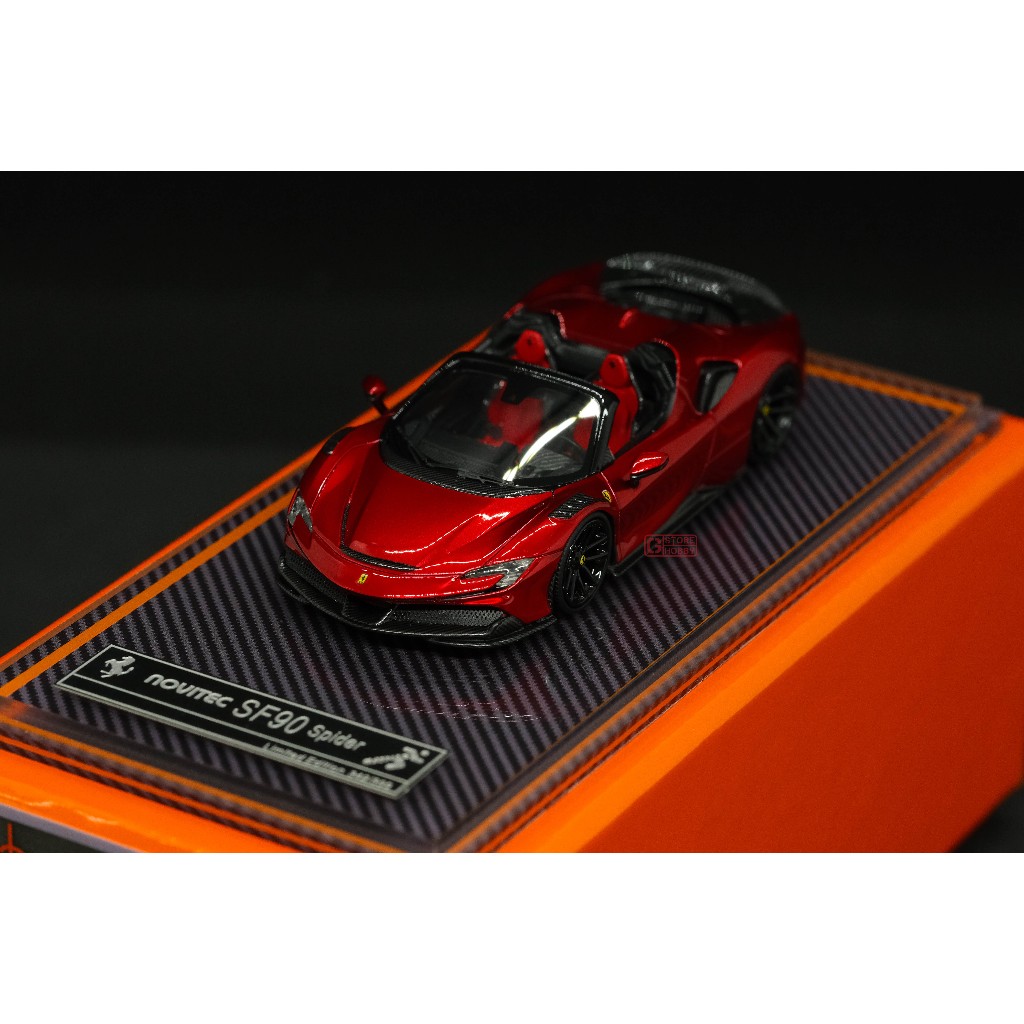 U2 1/64 FERRARI SF90 SPIDER NOVITEC METALLIC RED | Shopee