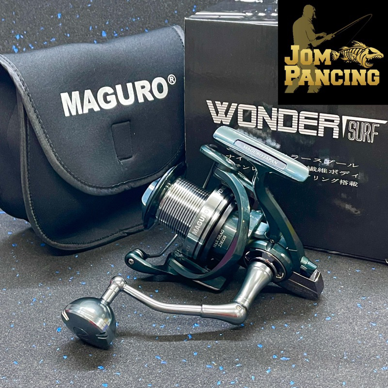 Jom Pancing】MAGURO WONDER SURF🔥2023🔥LONG CAST Spinning Reel Surf  Beach,Mesin Pantai, AWASHIMA SURFCAST