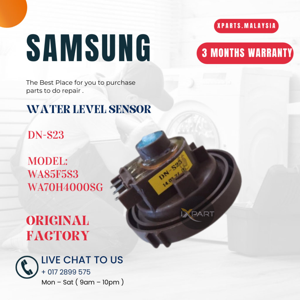 Water Level Sensor WA85F5S3 WA70H4000SG DNS23 Samsung Washing Machine Pressure Switch Shopee