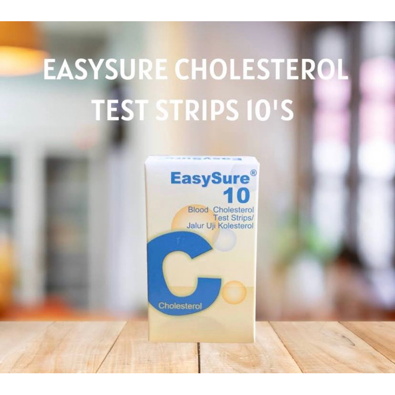 EASYSURE CHOLESTEROL TEST STRIP 10s (2025 EXPIRY) Shopee Malaysia