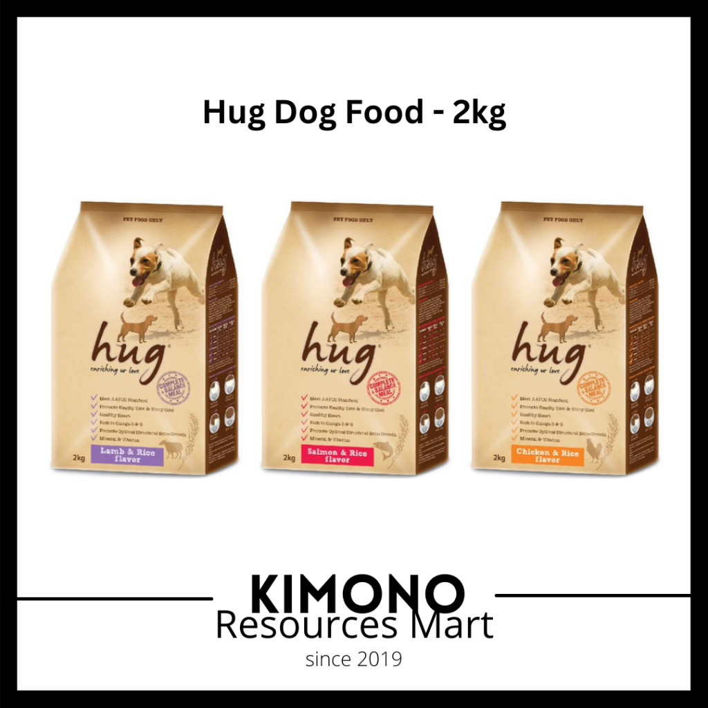 Hug Premium Dry Dog Food ( Chicken & Rice , Lamb & Rice , Salmon & Rice ...