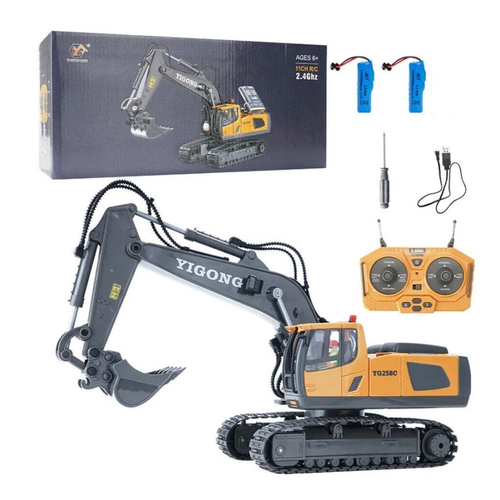 BC1037 1 20 Remote Control Excavator Truck Toy 11CH RC Excavator