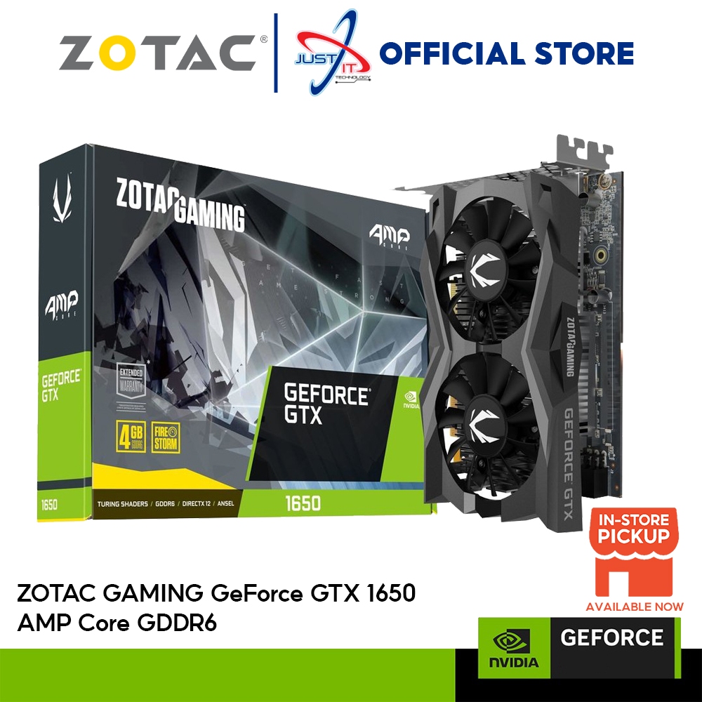 Zotac gaming 2025 gtx 1650 amp