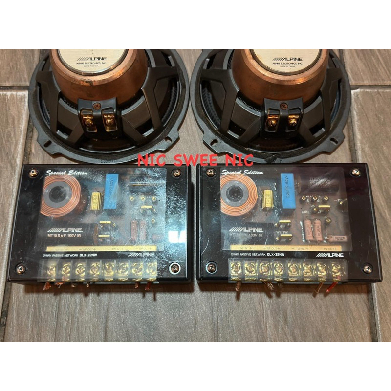 Japan Used Alpine DDLinear Hi End Dlx-z17w 6.5” Woofer Dlx-z2nw