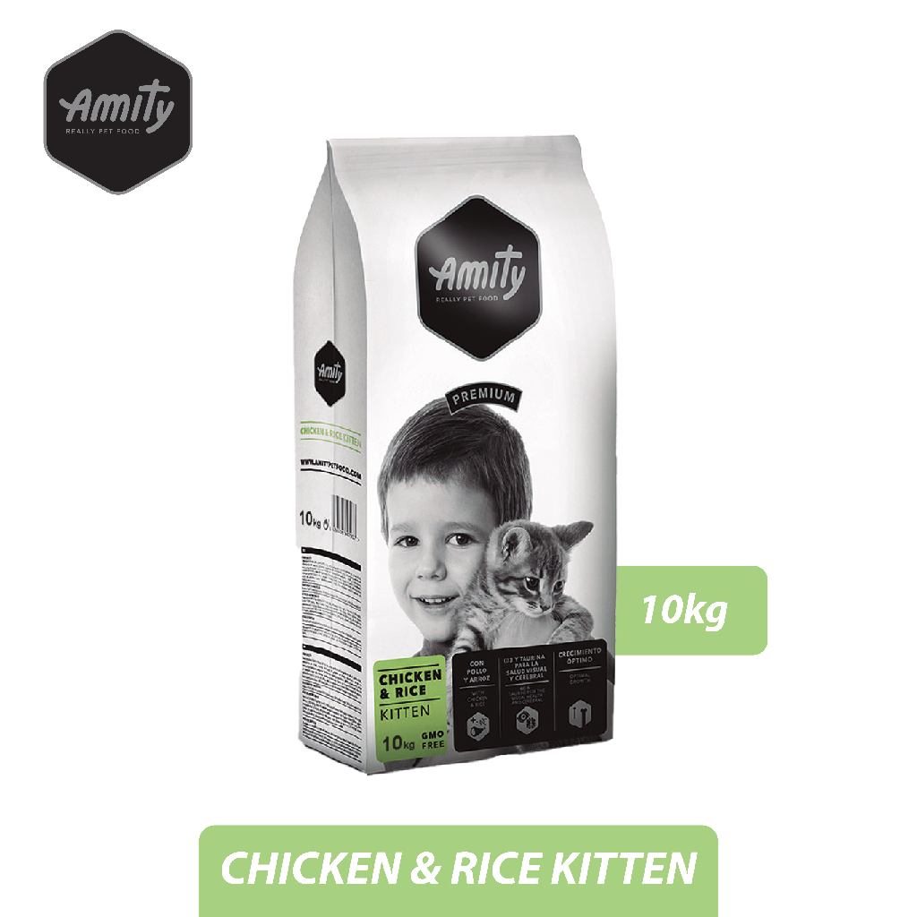 Amity Premium Kitten Dry Food Chicken & Rice (10kg) Shopee Malaysia