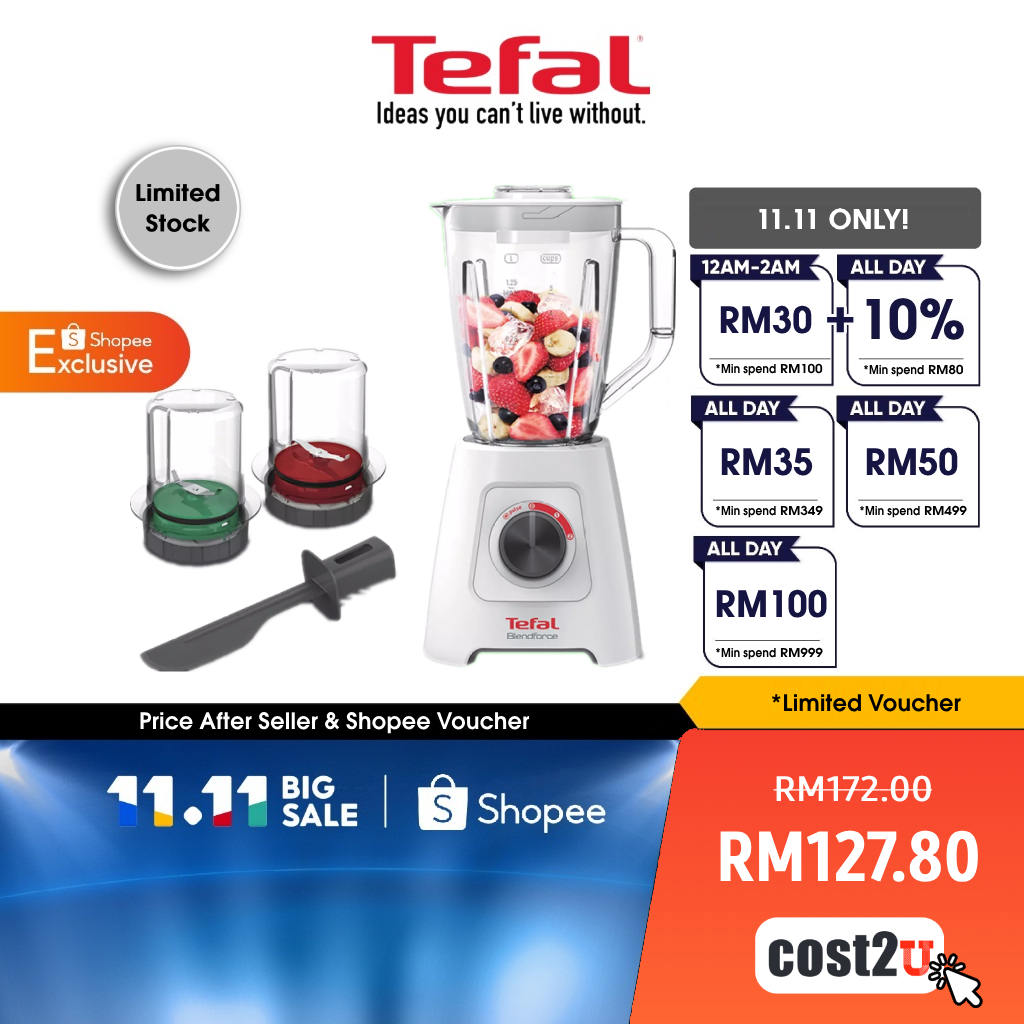 TEFAL BL967 Dynamix Cook High Speed Cooking Blender BL967B65