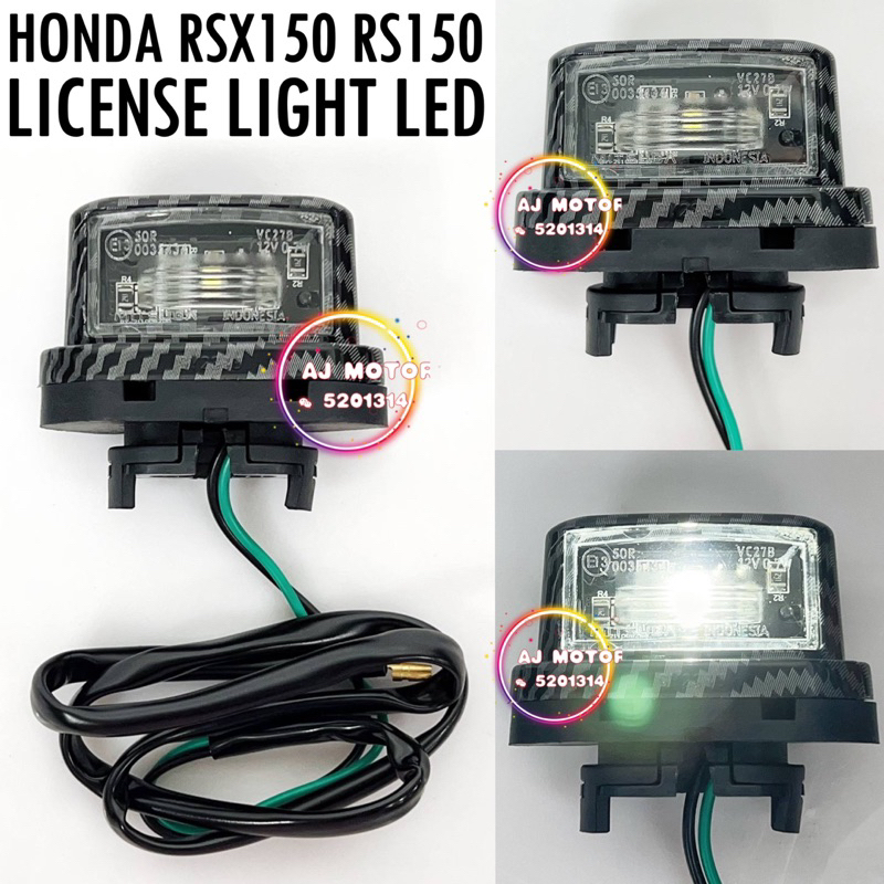 HONDA RSX150 RS150 V2 V3 LICENSE LIGHT NUMBER PLATE REAR FENDER RS RSX