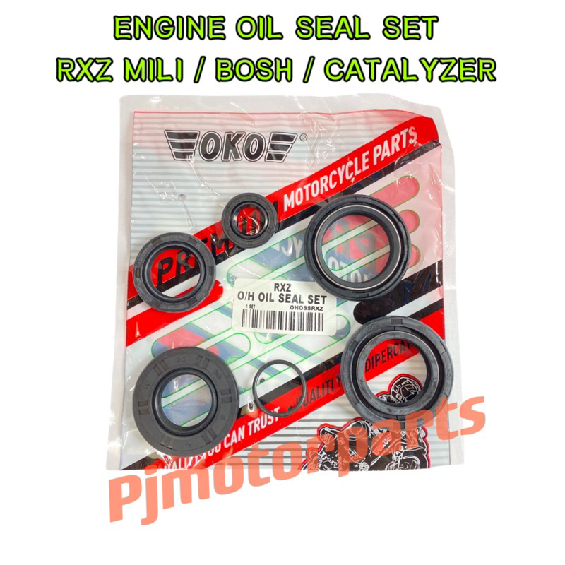 RXZ MILI / BOSH / RXZ CATALYZER ( 1 SET ) ENGINE OIL SEAL SET / ENJIN ...