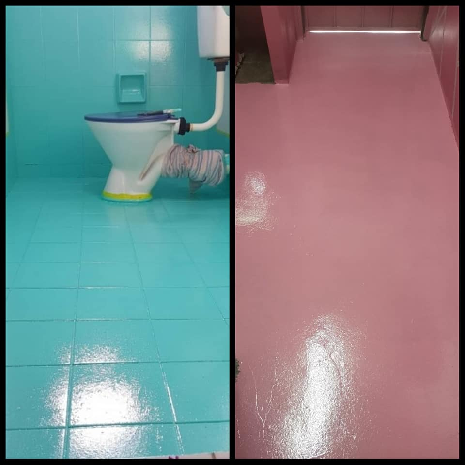 EPOXY HEAVY DUTY ( FULL SET EPOXY PAINT ) FOR TOILET TILES FLOOR ( 1L