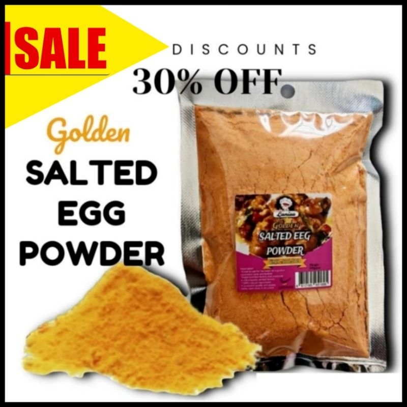 Golden Salted Egg Powder 100g Serbuk Telur Masin murah Golden Salted egg raw Salt egg
