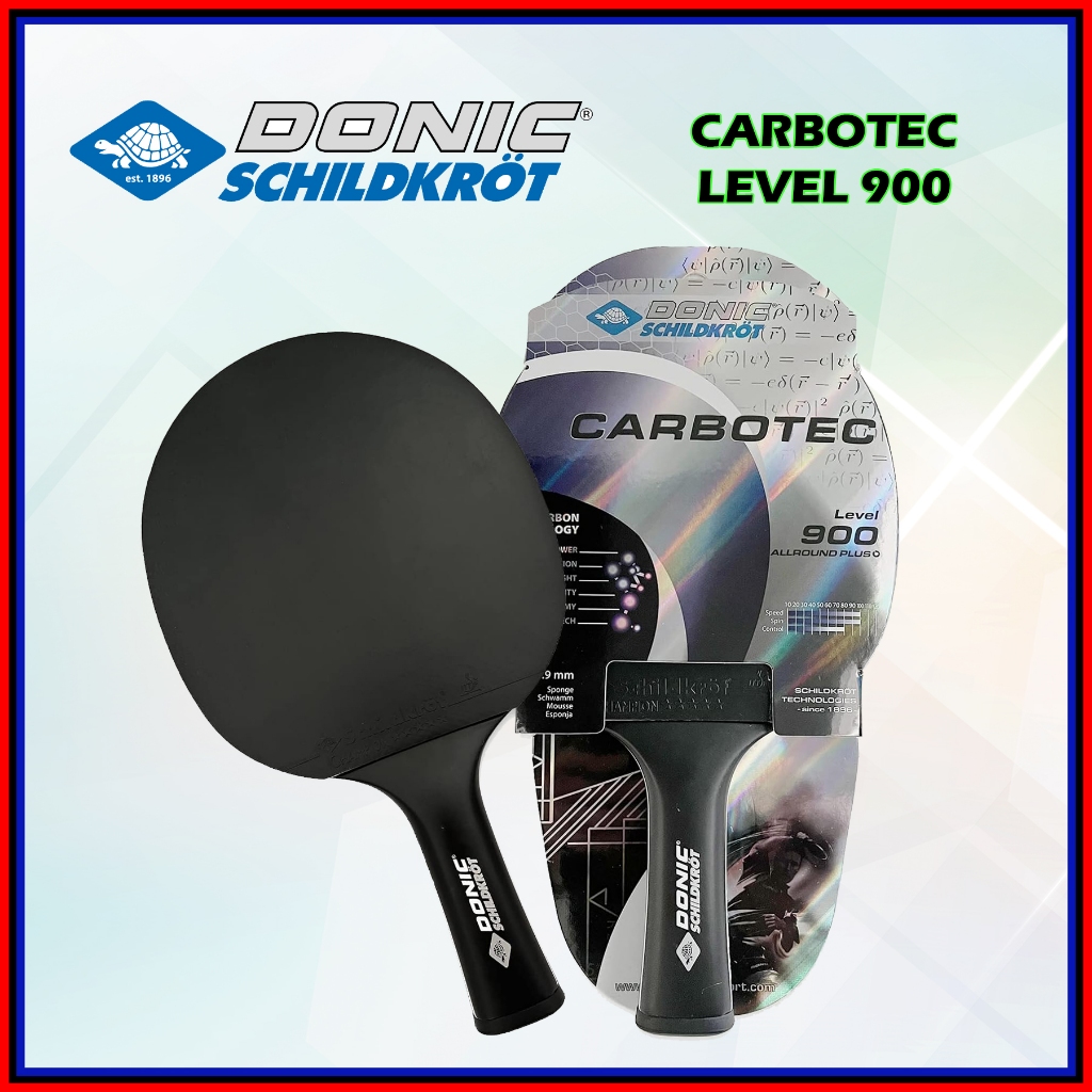 Donic-Schildkröt CarboTec 900 Carbon Table Tennis Racket Ping Pong Bat ...