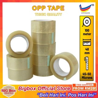 45 Micron 48mm 2 Inch 45 Micron 100 Yds BOPP OPP Color Clear Packing  Packaging Tape Tiger Tape - China Transparent Tape, Color/Colorful