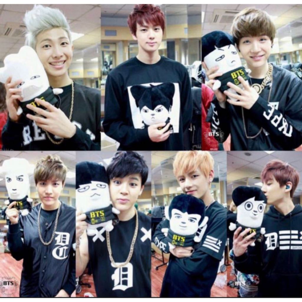 Direct from Japan 】 BTS 2014 Early Limited Hip Hop Monster Plush