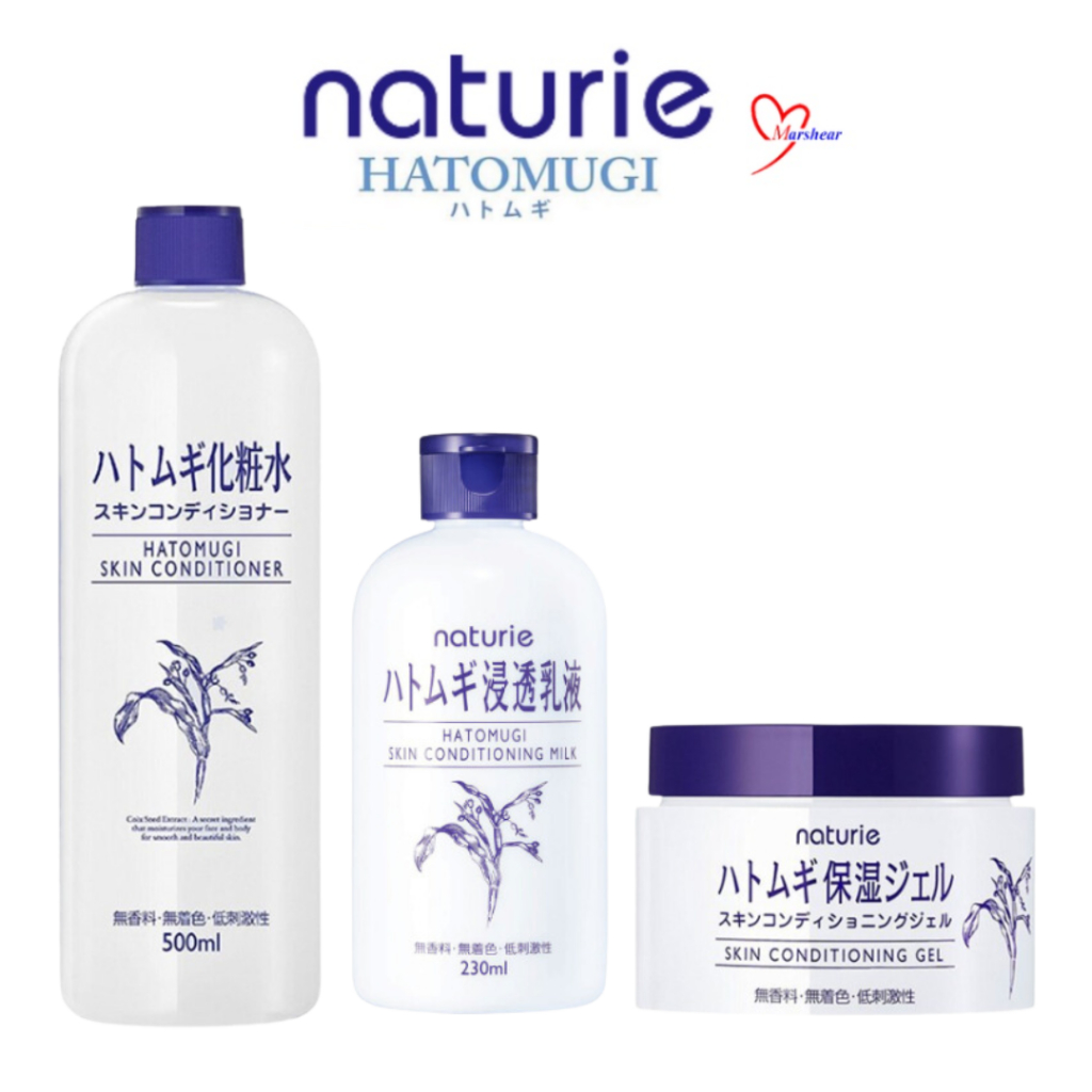 Naturie Hatomugi Skin Conditioner Lotion 500ml / Gel Cream 180g