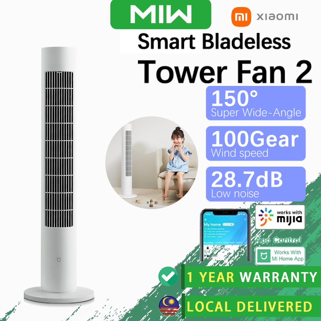 Xiaomi Mijia Tower Fan 2 Smart WiFi Connect with Mijia APP DC Inverter