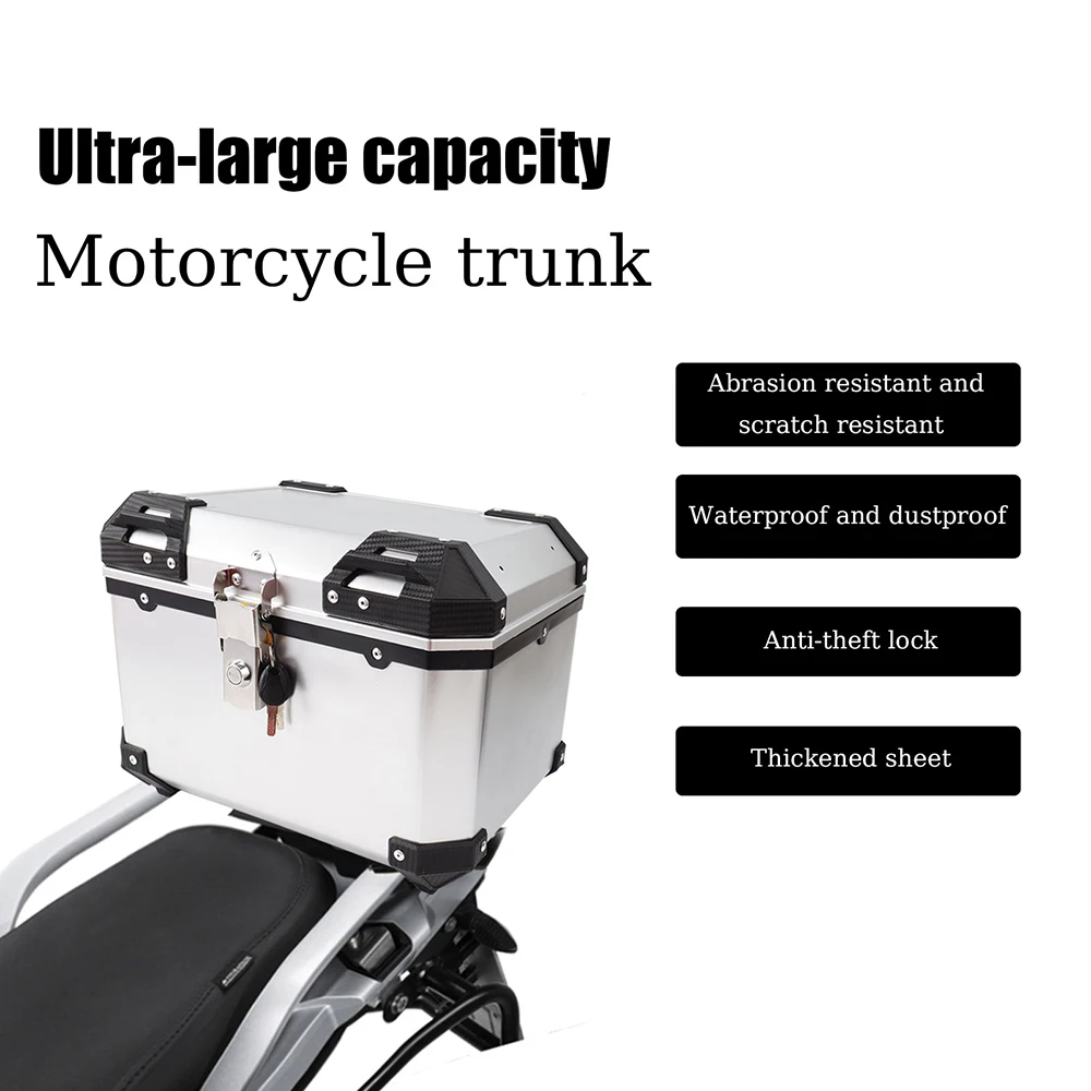 🔥TANKER ABS TOP BOX BELAKANG MOTOR TANKER 45L / 38L ALUMINIUM STAINLESS ...