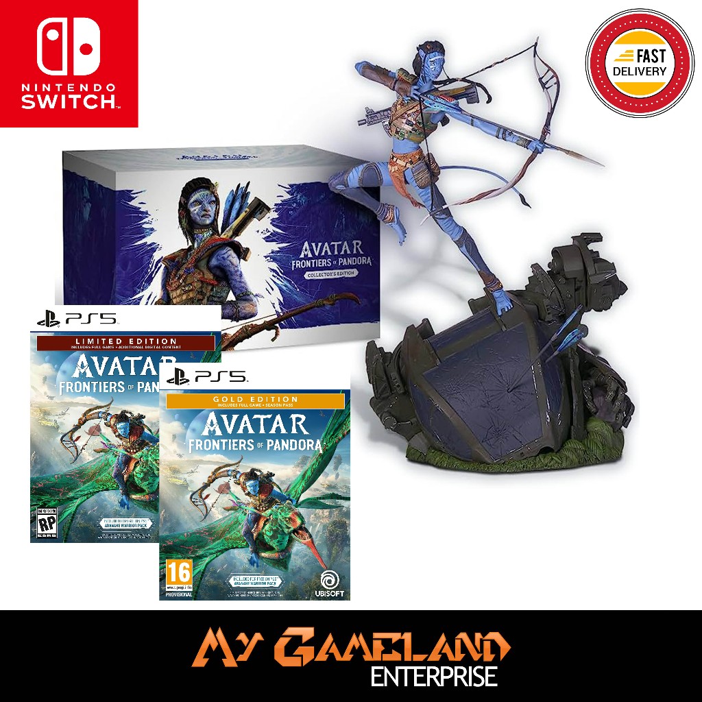 PS5 Avatar Frontiers of Pandora Limited / Gold / Collector's Edition ...