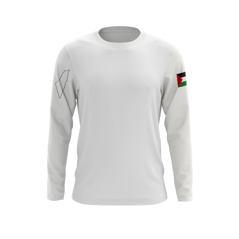 Palestine Tshirt Palestine Peta Bendera Long Sleeve 